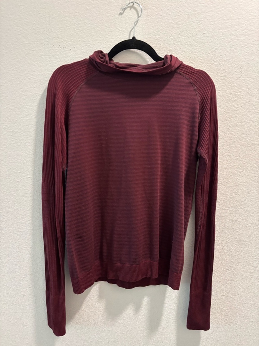 Lululemon Keep The Heat Thermal Hoodie in the Dark Adobe, size 8